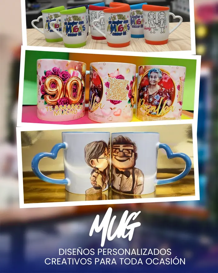 Mugs personalizados con fotografías