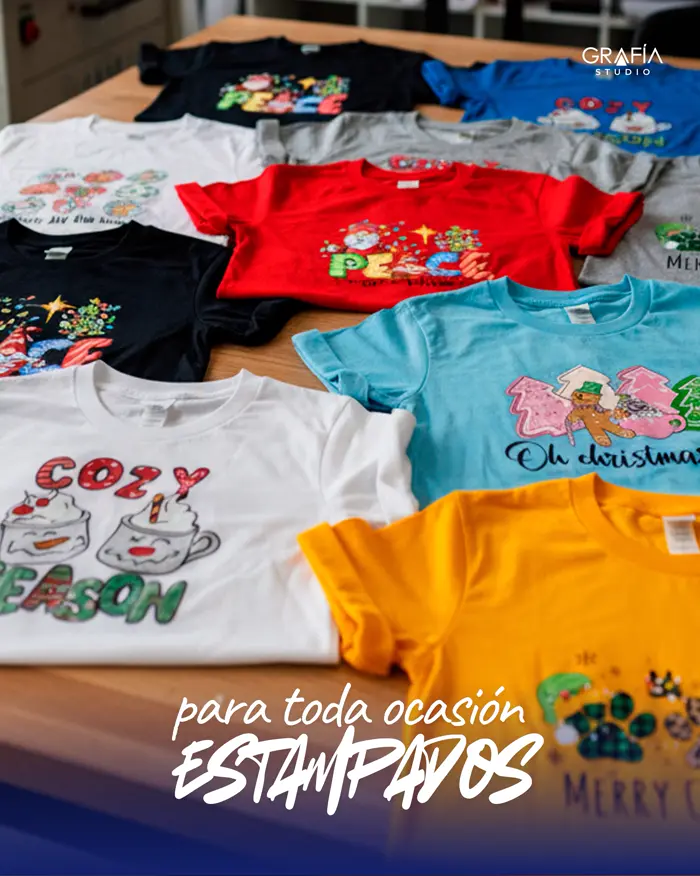 Camisetas estampadas para toda ocasión