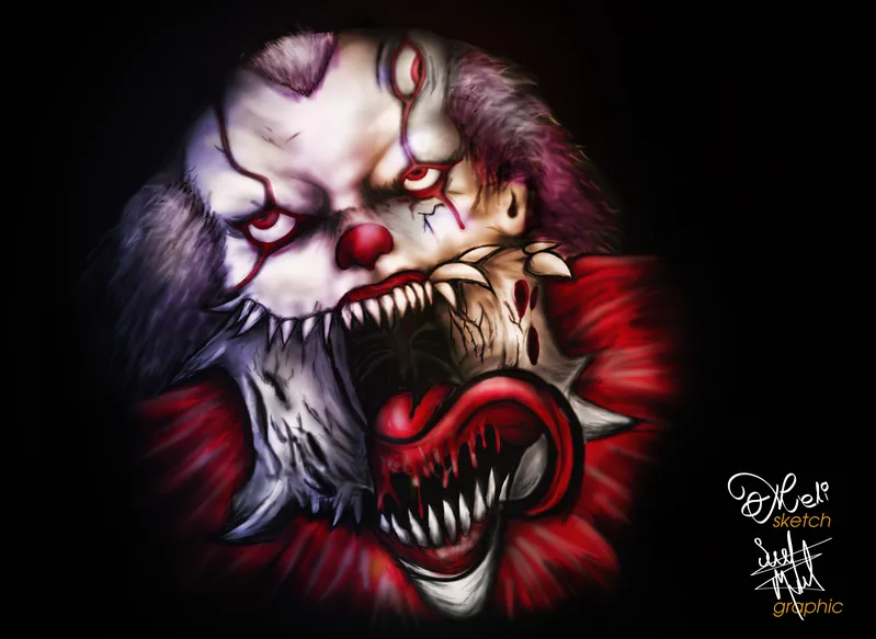 Bad Clown — ilustración — ÉTER