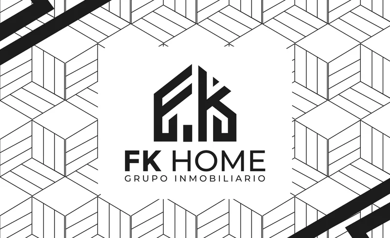 Tarjeta — versión clara con el patrón geométrico — FK Home