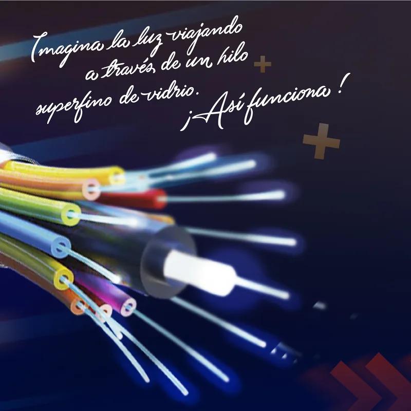 Campaña: así funciona la fibra óptica — ARC net