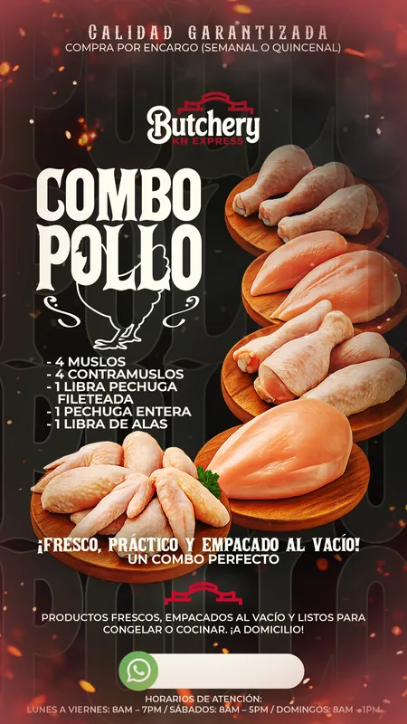 Combo Pollo — pieza de producto — Butchery KN Express