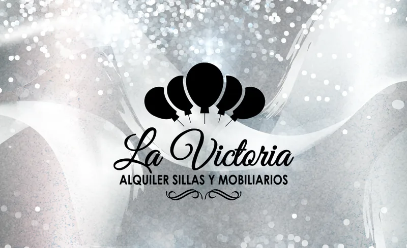 Tarjeta con acabado plateado — La Victoria