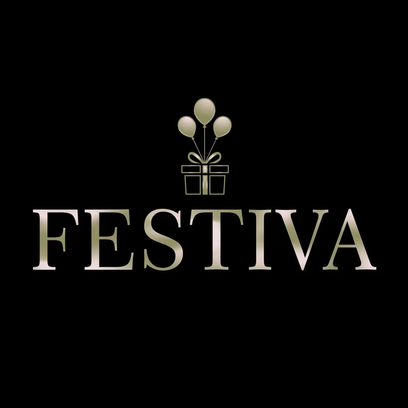 Logotipo sobre negro — Festiva