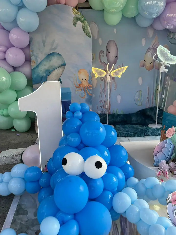 Pulpo de globos